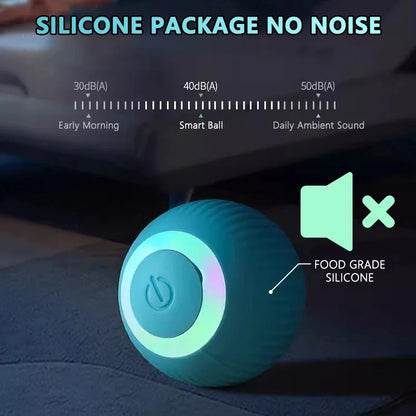 Smart Interactive Rolling Ball for Cats - Automatic Electronic Toy for Indoor Play and Engagement